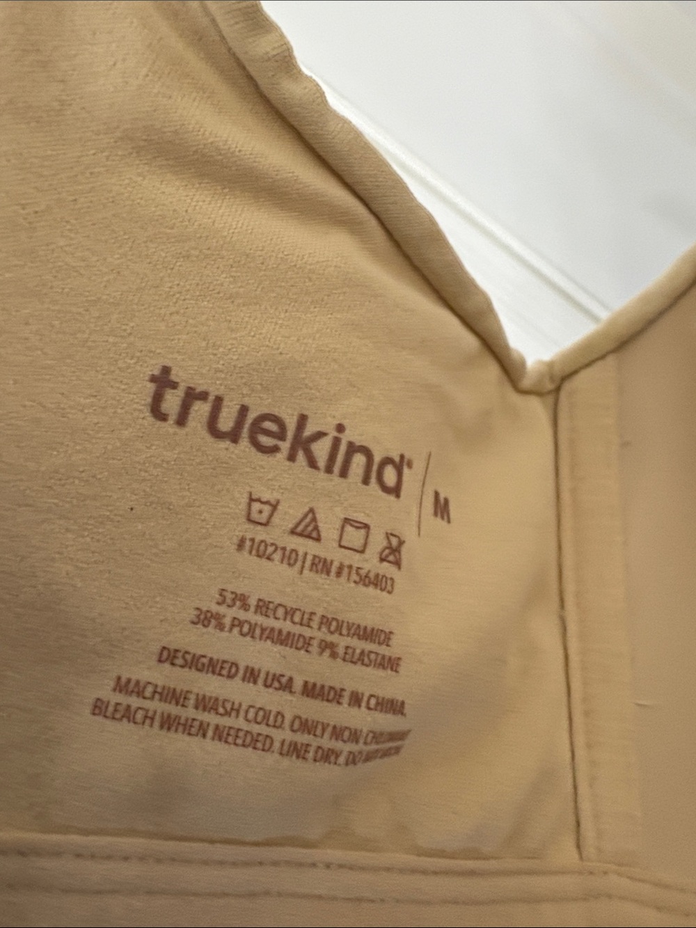 NWT Truekind Stretch Seamless Supportive Comfort Wireless Shaping Bra - Nude - Picture 9 of 9
